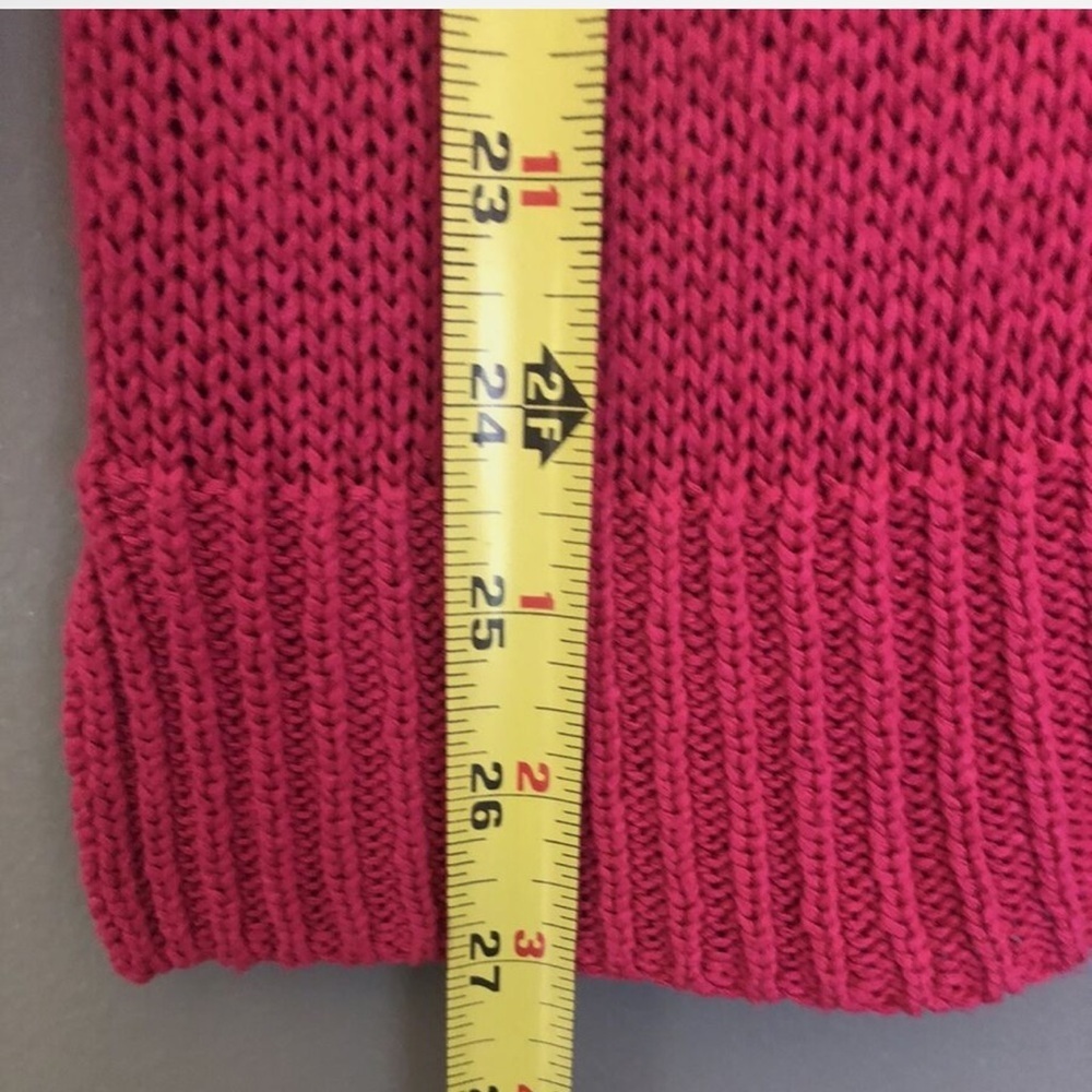 RALPH LAUREN Hot‎ Pink Acrylic Knit Scoop Neck Lightweight Sweater​​​ - Picture 6 of 7